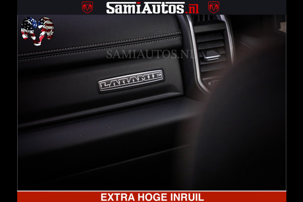 Dodge Ram LARAMIE SPORT | V8 5.7 402PK | Krachtige Hemi | Panorama Dak | 12' Scherm | LPG | Comfortabele Dubbele Cabine met Royale 5 Zitplaatsen | NIEUW EN BPM vrij | Nu Leverbaar uit Voorraad | Nr 2526-41272 |