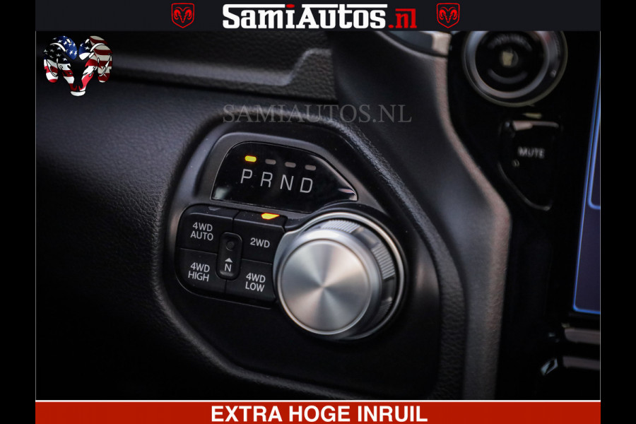Dodge Ram LARAMIE SPORT | V8 5.7 402PK | Krachtige Hemi | Panorama Dak | 12' Scherm | LPG | Comfortabele Dubbele Cabine met Royale 5 Zitplaatsen | NIEUW EN BPM vrij | Nu Leverbaar uit Voorraad | Nr 2526-41272 |