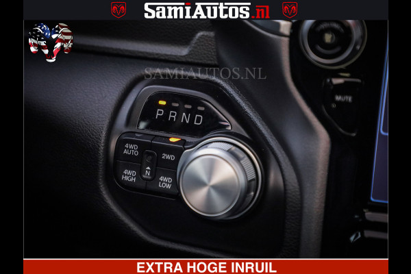 Dodge Ram LARAMIE SPORT | V8 5.7 402PK | Krachtige Hemi | Panorama Dak | 12' Scherm | LPG | Comfortabele Dubbele Cabine met Royale 5 Zitplaatsen | NIEUW EN BPM vrij | Nu Leverbaar uit Voorraad | Nr 2526-41272 |