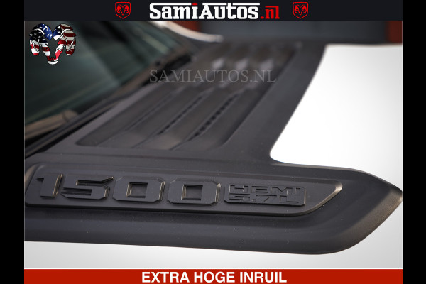 Dodge Ram LARAMIE SPORT | V8 5.7 402PK | Krachtige Hemi | Panorama Dak | 12' Scherm | LPG | Comfortabele Dubbele Cabine met Royale 5 Zitplaatsen | NIEUW EN BPM vrij | Nu Leverbaar uit Voorraad | Nr 2526-41272 |