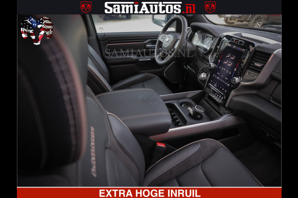 Dodge Ram LARAMIE SPORT | V8 5.7 402PK | Krachtige Hemi | Panorama Dak | 12' Scherm | LPG | Comfortabele Dubbele Cabine met Royale 5 Zitplaatsen | NIEUW EN BPM vrij | Nu Leverbaar uit Voorraad | Nr 2526-41272 |