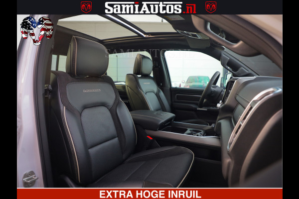 Dodge Ram LARAMIE SPORT | V8 5.7 402PK | Krachtige Hemi | Panorama Dak | 12' Scherm | LPG | Comfortabele Dubbele Cabine met Royale 5 Zitplaatsen | NIEUW EN BPM vrij | Nu Leverbaar uit Voorraad | Nr 2526-41272 |