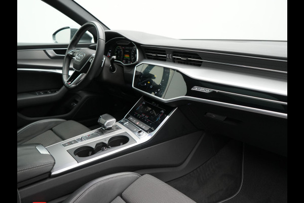 Audi A6 Avant 50 TFSI e quattro 2x S Line Plug In Hybrid 300pk Dealer O.H. PHEV | Panodak | Adaptive Cruise | Camera | Lederen Sportstoelen Memory & Verwarmd | Stuur Verwarmd | Apple Carplay | Virtual | Keyless | Sfeerverlichting | Navigatie | DAB |