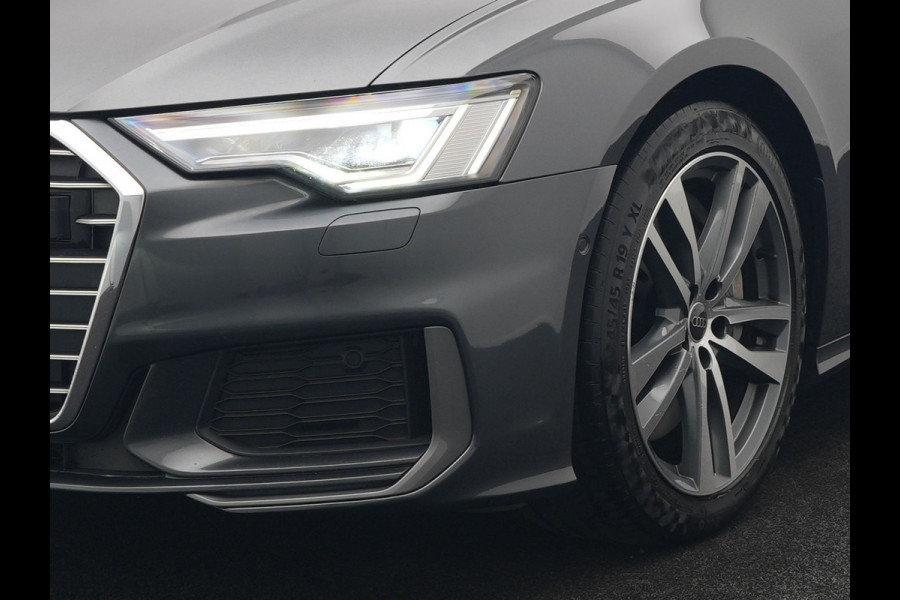 Audi A6 Avant 50 TFSI e quattro 2x S Line Plug In Hybrid 300pk Dealer O.H. PHEV | Panodak | Adaptive Cruise | Camera | Lederen Sportstoelen Memory & Verwarmd | Stuur Verwarmd | Apple Carplay | Virtual | Keyless | Sfeerverlichting | Navigatie | DAB |