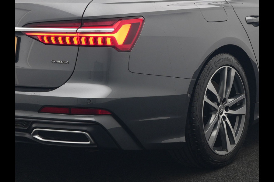 Audi A6 Avant 50 TFSI e quattro 2x S Line Plug In Hybrid 300pk Dealer O.H. PHEV | Panodak | Adaptive Cruise | Camera | Lederen Sportstoelen Memory & Verwarmd | Stuur Verwarmd | Apple Carplay | Virtual | Keyless | Sfeerverlichting | Navigatie | DAB |