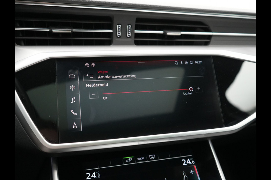 Audi A6 Avant 50 TFSI e quattro 2x S Line Plug In Hybrid 300pk Dealer O.H. PHEV | Panodak | Adaptive Cruise | Camera | Lederen Sportstoelen Memory & Verwarmd | Stuur Verwarmd | Apple Carplay | Virtual | Keyless | Sfeerverlichting | Navigatie | DAB |