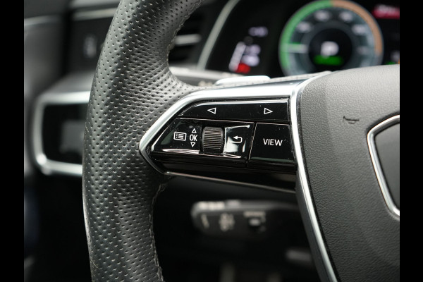 Audi A6 Avant 50 TFSI e quattro 2x S Line Plug In Hybrid 300pk Dealer O.H. PHEV | Panodak | Adaptive Cruise | Camera | Lederen Sportstoelen Memory & Verwarmd | Stuur Verwarmd | Apple Carplay | Virtual | Keyless | Sfeerverlichting | Navigatie | DAB |