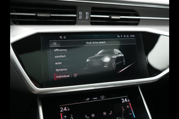 Audi A6 Avant 50 TFSI e quattro 2x S Line Plug In Hybrid 300pk Dealer O.H. PHEV | Panodak | Adaptive Cruise | Camera | Lederen Sportstoelen Memory & Verwarmd | Stuur Verwarmd | Apple Carplay | Virtual | Keyless | Sfeerverlichting | Navigatie | DAB |