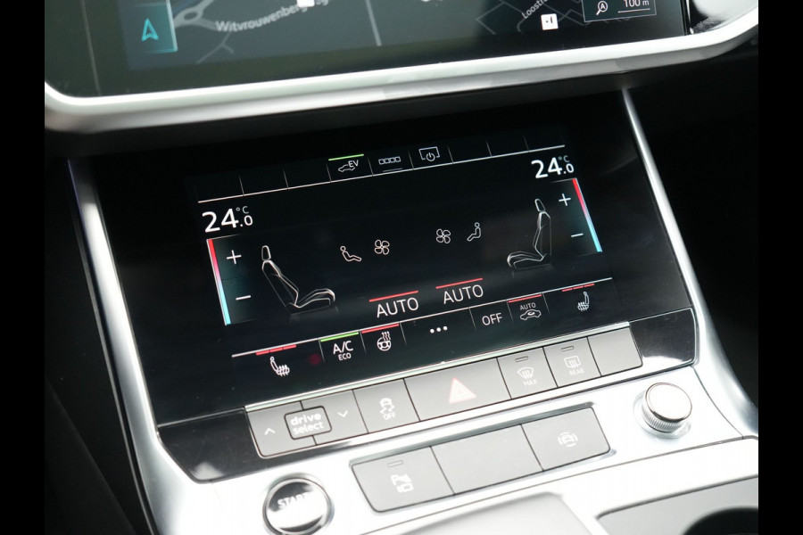 Audi A6 Avant 50 TFSI e quattro 2x S Line Plug In Hybrid 300pk Dealer O.H. PHEV | Panodak | Adaptive Cruise | Camera | Lederen Sportstoelen Memory & Verwarmd | Stuur Verwarmd | Apple Carplay | Virtual | Keyless | Sfeerverlichting | Navigatie | DAB |