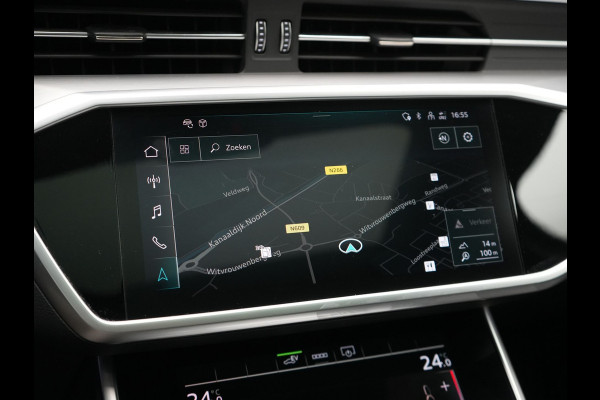 Audi A6 Avant 50 TFSI e quattro 2x S Line Plug In Hybrid 300pk Dealer O.H. PHEV | Panodak | Adaptive Cruise | Camera | Lederen Sportstoelen Memory & Verwarmd | Stuur Verwarmd | Apple Carplay | Virtual | Keyless | Sfeerverlichting | Navigatie | DAB |