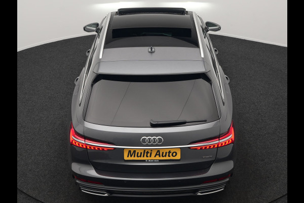 Audi A6 Avant 50 TFSI e quattro 2x S Line Plug In Hybrid 300pk Dealer O.H. PHEV | Panodak | Adaptive Cruise | Camera | Lederen Sportstoelen Memory & Verwarmd | Stuur Verwarmd | Apple Carplay | Virtual | Keyless | Sfeerverlichting | Navigatie | DAB |