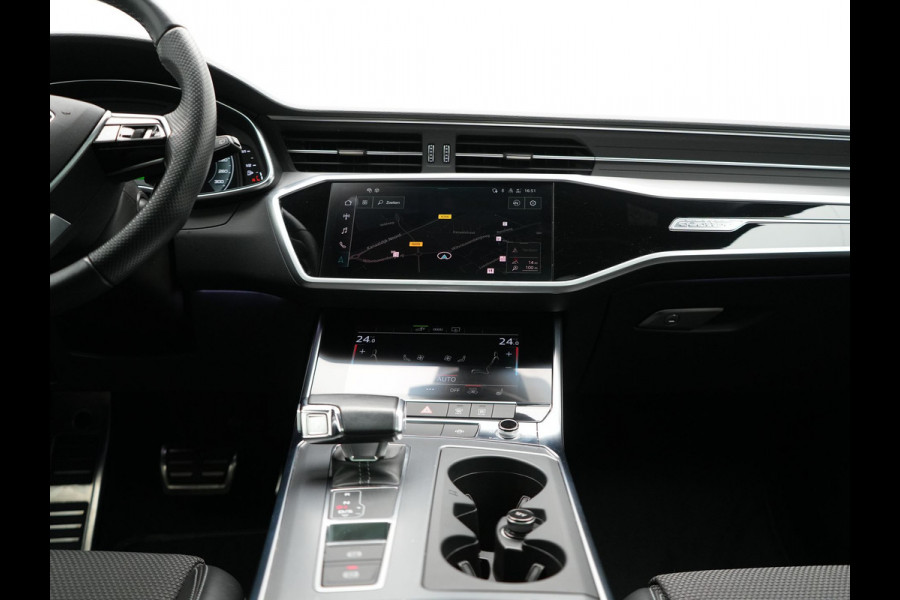 Audi A6 Avant 50 TFSI e quattro 2x S Line Plug In Hybrid 300pk Dealer O.H. PHEV | Panodak | Adaptive Cruise | Camera | Lederen Sportstoelen Memory & Verwarmd | Stuur Verwarmd | Apple Carplay | Virtual | Keyless | Sfeerverlichting | Navigatie | DAB |