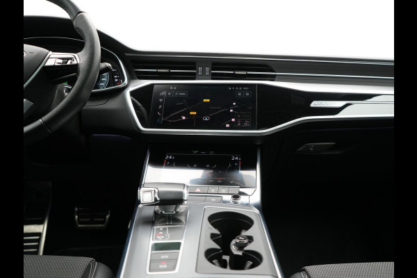 Audi A6 Avant 50 TFSI e quattro 2x S Line Plug In Hybrid 300pk Dealer O.H. PHEV | Panodak | Adaptive Cruise | Camera | Lederen Sportstoelen Memory & Verwarmd | Stuur Verwarmd | Apple Carplay | Virtual | Keyless | Sfeerverlichting | Navigatie | DAB |
