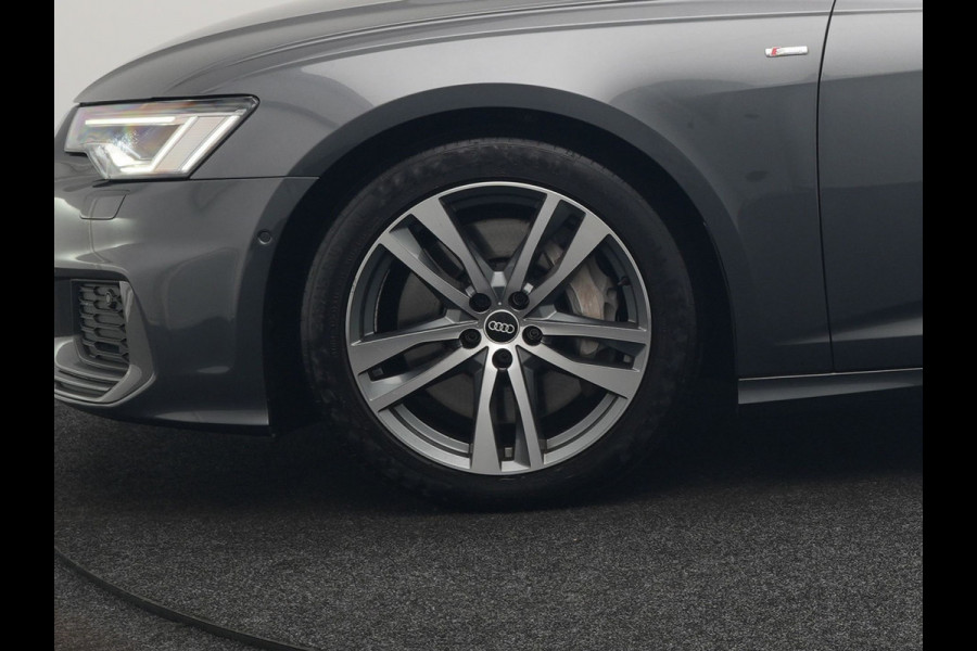 Audi A6 Avant 50 TFSI e quattro 2x S Line Plug In Hybrid 300pk Dealer O.H. PHEV | Panodak | Adaptive Cruise | Camera | Lederen Sportstoelen Memory & Verwarmd | Stuur Verwarmd | Apple Carplay | Virtual | Keyless | Sfeerverlichting | Navigatie | DAB |