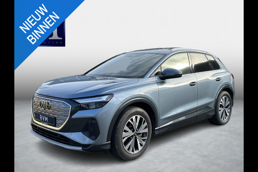 Audi Q4 e-tron 40 Launch edition Advanced Plus 77 kWh SOH 92% | S-Line interieur | Panoramadak | Stoelverwarming | Elektrische achterklep | Luxe bekleding | Rijklaar met 12 mnd BOVAG garantie