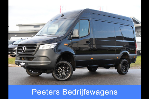 Mercedes-Benz Sprinter 319 1.9 CDI L2H2 4x4 Black Edition Camera, Cruise, Carplay, LED, 190pk, Automaat, 4Matic, Multimedia, Uniek!