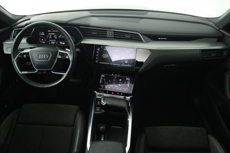 Audi e-tron Sportback 50 quattro S edition 71 kWh (PANORAMADAK, STOELVERWARMING, CAMERA, CARPLAY, ELEKT. STOELEN)