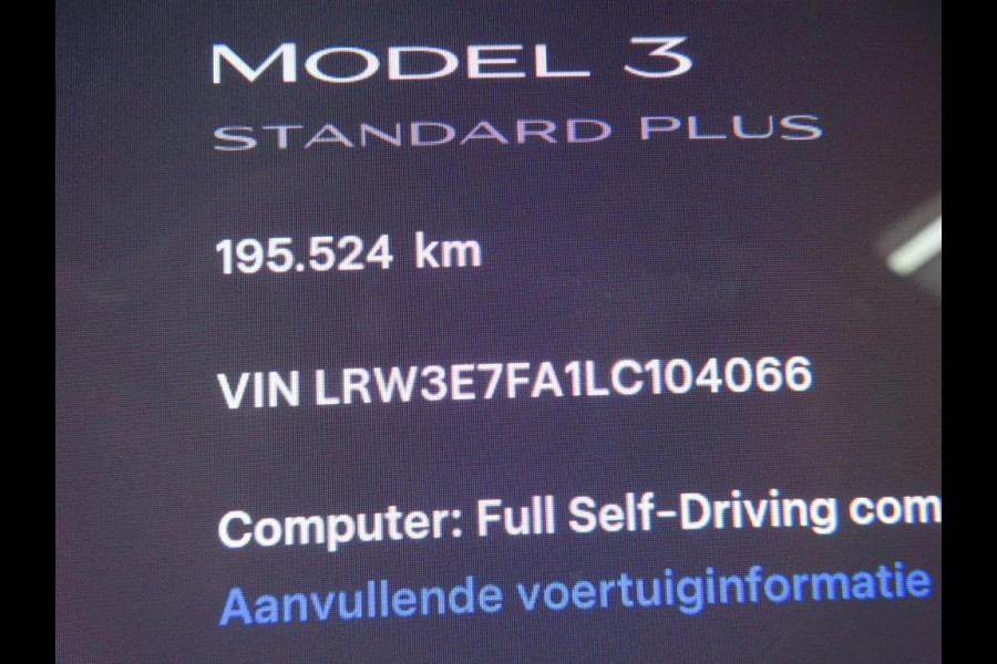 Tesla Model 3 Standard RWD Plus 60 kWh|SOH 92%|Lees text voor meer teslas