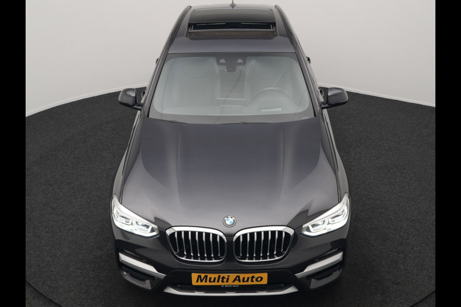 BMW X3 xDrive30e xLine Plug In Hybrid 293pk Dealer O.H PHEV | Trekhaak Af Fabriek | Panodak | Head Up | Adaptive LED | Lederen Sportstoelen Verwarmd | Keyless | Apple Carplay | Cruise Control | M Sportstuur | Navigatie | Virtual | DAB |