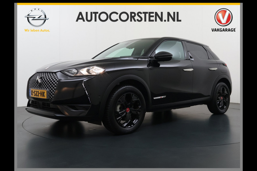 DS DS 3 Crossback DS Performance 50 kWh Navi180°Camera Apple Carplay Android Auto 1/2 Leer Ecc Cruise Control Pdc Business SOH 92% Stoelverwarming Lmv Led DAB Isofix Privacy Glas Keyless 1e Eigenaar Origineel Nederlandse Auto