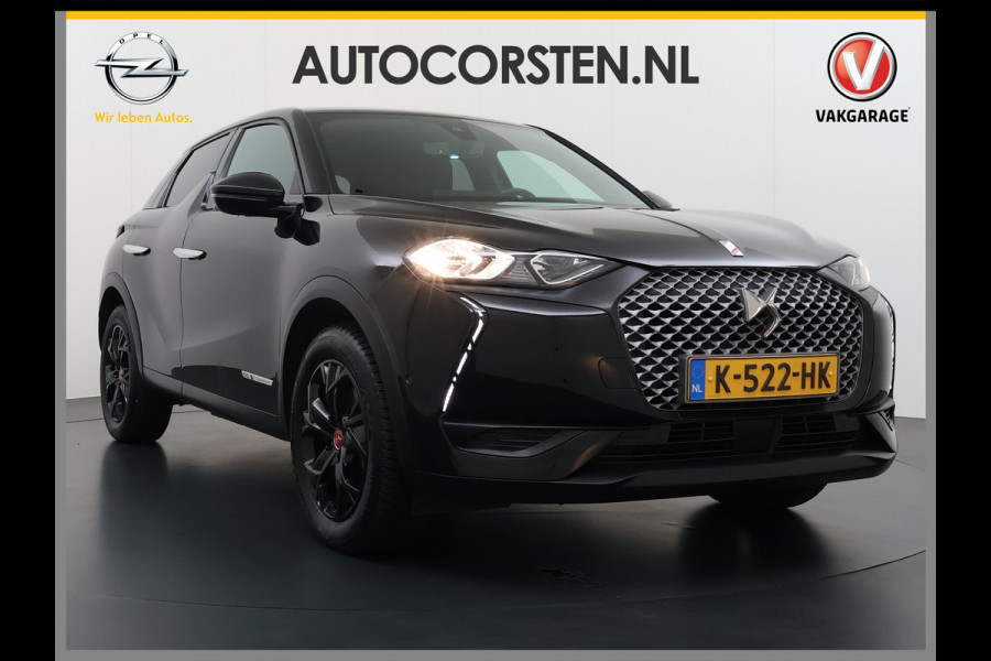DS DS 3 Crossback DS Performance 50 kWh Navi180°Camera Apple Carplay Android Auto 1/2 Leer Ecc Cruise Control Pdc Business SOH 92% Stoelverwarming Lmv Led DAB Isofix Privacy Glas Keyless 1e Eigenaar Origineel Nederlandse Auto
