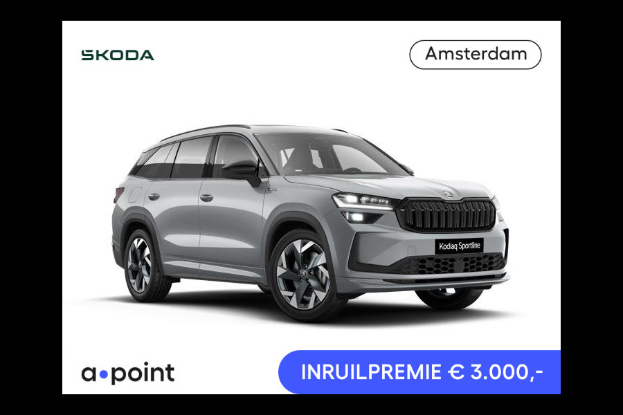 Škoda Kodiaq Sportline Business PHEV 1.5 TSI 204 pk 6 versn. DSG | Panoramadak | Wegklapbare trekhaak | Winter pakket | Verwarmbare vooruit