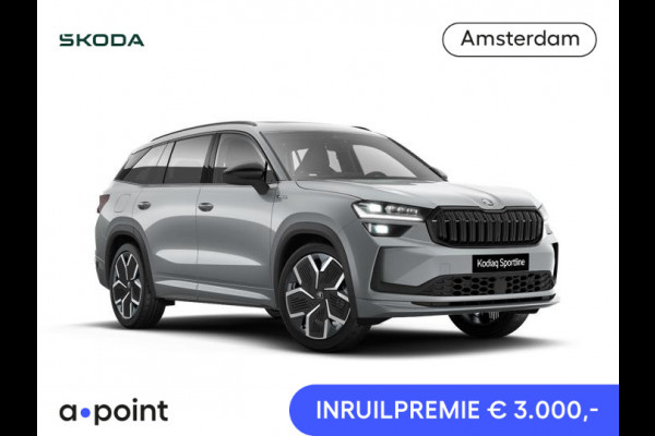 Škoda Kodiaq Sportline Business PHEV 1.5 TSI 204 pk 6 versn. DSG | Panoramadak | Wegklapbare trekhaak | 20 inch lichtmetalen velgen| Winter pakket | Verwarmbare vooruit