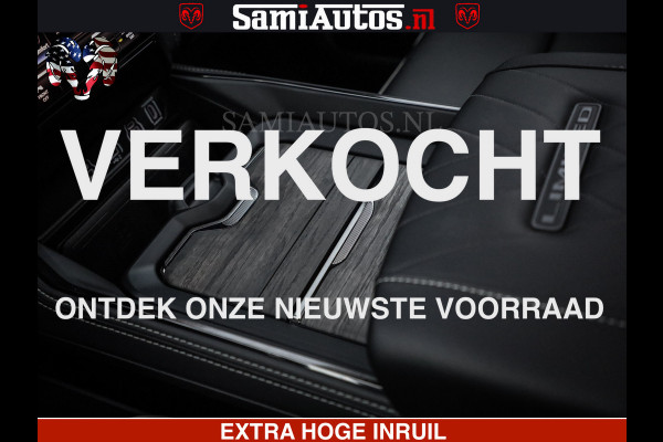 Dodge Ram 1500 Limited Night High Output 540HP 706Nm | Massage + Full Option | De Meest Luxe en Volle Pick-Up in zijn Klasse | Comfortabele Dubbele Cabine met Royale 5 Zitplaatsen | BPM vrij | Nu Leverbaar uit Voorraad | Voorraad Nr 2324 - 5142