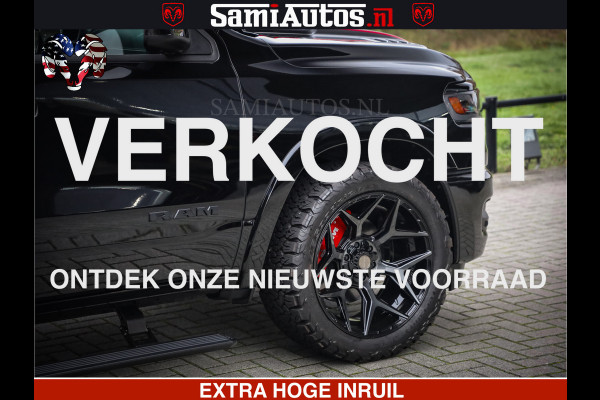 Dodge Ram 1500 Limited Night High Output 540HP 706Nm | Massage + Full Option | De Meest Luxe en Volle Pick-Up in zijn Klasse | Comfortabele Dubbele Cabine met Royale 5 Zitplaatsen | BPM vrij | Nu Leverbaar uit Voorraad | Voorraad Nr 2324 - 5142