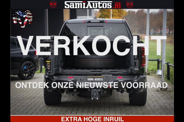Dodge Ram 1500 Limited Night High Output 540HP 706Nm | Massage + Full Option | De Meest Luxe en Volle Pick-Up in zijn Klasse | Comfortabele Dubbele Cabine met Royale 5 Zitplaatsen | BPM vrij | Nu Leverbaar uit Voorraad | Voorraad Nr 2324 - 5142