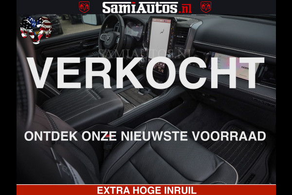 Dodge Ram 1500 Limited Night High Output 540HP 706Nm | Massage + Full Option | De Meest Luxe en Volle Pick-Up in zijn Klasse | Comfortabele Dubbele Cabine met Royale 5 Zitplaatsen | BPM vrij | Nu Leverbaar uit Voorraad | Voorraad Nr 2324 - 5142