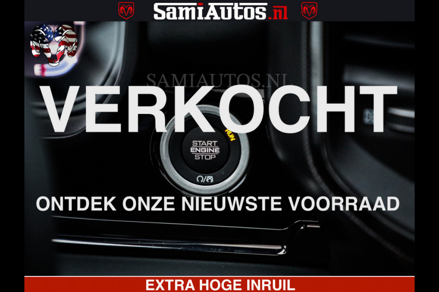 Dodge Ram 1500 Limited Night High Output 540HP 706Nm | Massage + Full Option | De Meest Luxe en Volle Pick-Up in zijn Klasse | Comfortabele Dubbele Cabine met Royale 5 Zitplaatsen | BPM vrij | Nu Leverbaar uit Voorraad | Voorraad Nr 2324 - 5142