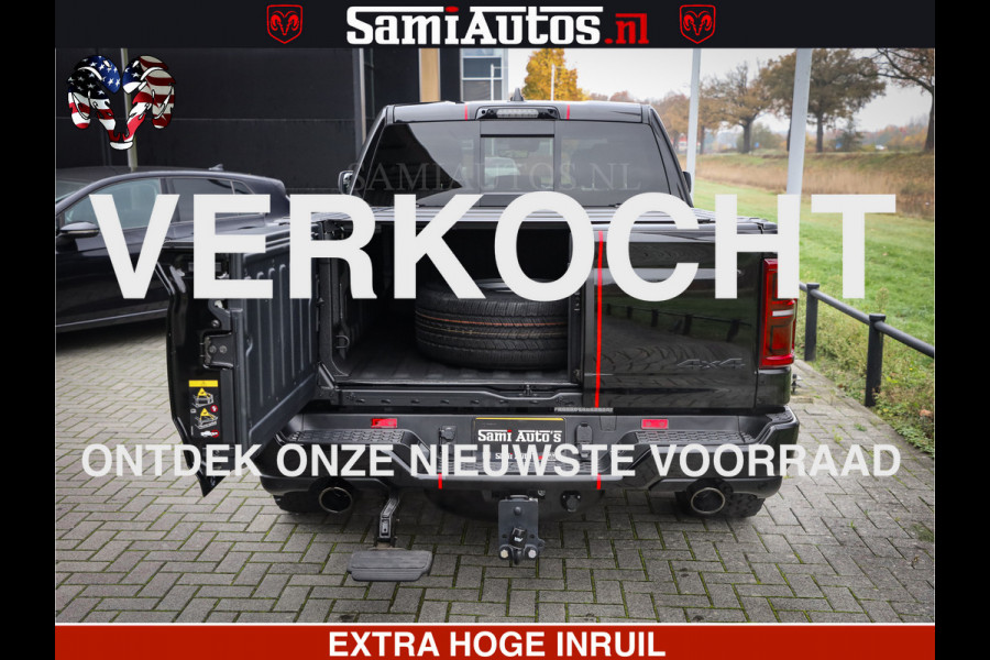Dodge Ram 1500 Limited Night High Output 540HP 706Nm | Massage + Full Option | De Meest Luxe en Volle Pick-Up in zijn Klasse | Comfortabele Dubbele Cabine met Royale 5 Zitplaatsen | BPM vrij | Nu Leverbaar uit Voorraad | Voorraad Nr 2324 - 5142