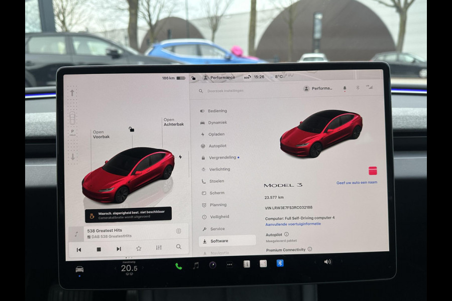 Tesla Model 3 RWD 60 kWh ORGI. NL 23.000KM! | VOLLEDIGE TESLA GARANTIE T/M 01/2028 OF 80.000KM| DE HOOGVOLTACCU EN AANDRIJFLIJN TOT 2032 of 160.000KM | ELEK. ACHTERKLEP| STOEL VENTILATIE