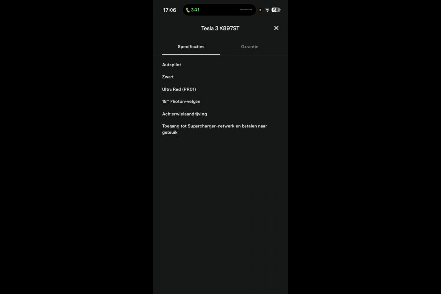 Tesla Model 3 RWD 60 kWh ORGI. NL 23.000KM! | VOLLEDIGE TESLA GARANTIE T/M 01/2028 OF 80.000KM| DE HOOGVOLTACCU EN AANDRIJFLIJN TOT 2032 of 160.000KM | ELEK. ACHTERKLEP| STOEL VENTILATIE