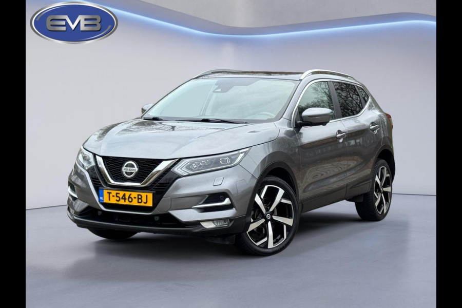 Nissan QASHQAI 1.3 DIG-T 158pk TEKNA + AUTOMAAT, panoramadak, luxe lederen interieur, 360 camera, stoelverwarming