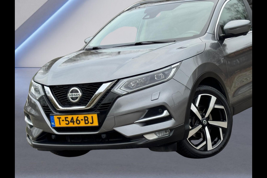Nissan QASHQAI 1.3 DIG-T 158pk TEKNA + AUTOMAAT, panoramadak, luxe lederen interieur, 360 camera, stoelverwarming