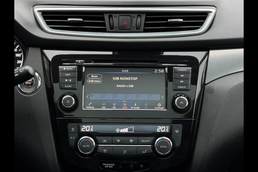Nissan QASHQAI 1.3 DIG-T 158pk TEKNA + AUTOMAAT, panoramadak, luxe lederen interieur, 360 camera, stoelverwarming