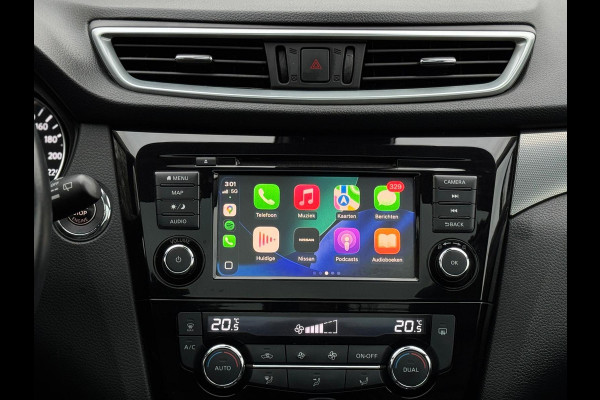 Nissan QASHQAI 1.3 DIG-T 158pk TEKNA + AUTOMAAT, panoramadak, luxe lederen interieur, 360 camera, stoelverwarming