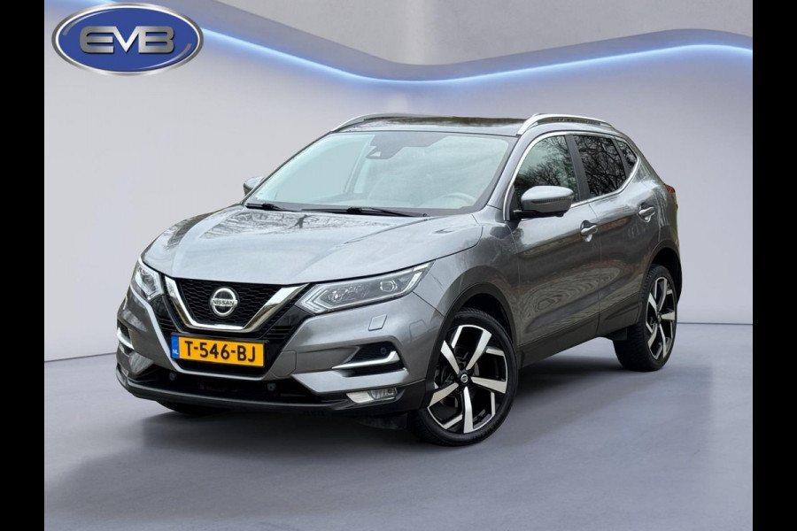 Nissan QASHQAI 1.3 DIG-T 158pk TEKNA + AUTOMAAT, panoramadak, luxe lederen interieur, 360 camera, stoelverwarming