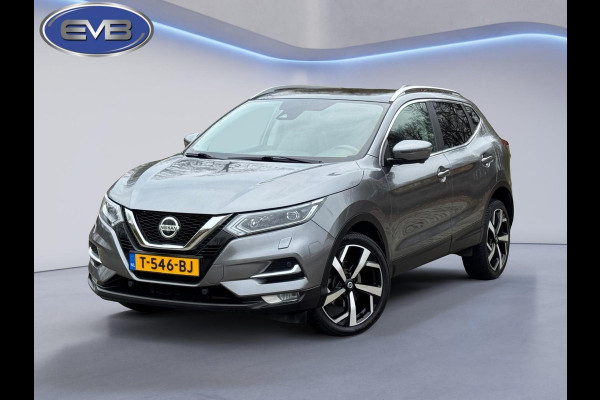 Nissan QASHQAI 1.3 DIG-T 158pk TEKNA + AUTOMAAT, panoramadak, luxe lederen interieur, 360 camera, stoelverwarming