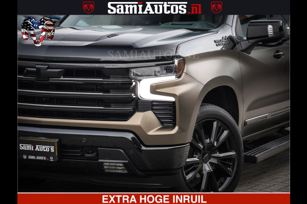 Chevrolet Silverado TWO-TONE COACHWORK | HUD | BLACK EDITION | BOM VOL | PICK UP DODGE RAM | DUBBELE CABINE DC | 5 PERSOONS | GRIJSKENTEKEN |