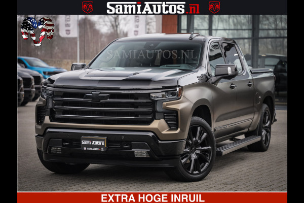 Chevrolet Silverado TWO-TONE COACHWORK | HUD | BLACK EDITION | BOM VOL | PICK UP DODGE RAM | DUBBELE CABINE DC | 5 PERSOONS | GRIJSKENTEKEN |