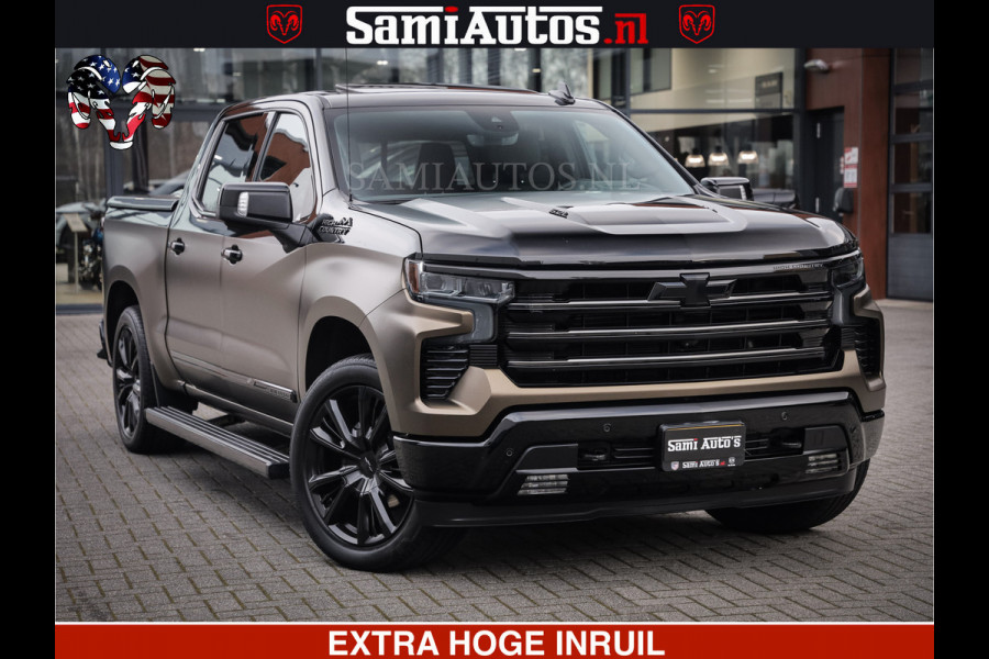 Chevrolet Silverado TWO-TONE COACHWORK | HUD | BLACK EDITION | BOM VOL | PICK UP DODGE RAM | DUBBELE CABINE DC | 5 PERSOONS | GRIJSKENTEKEN |