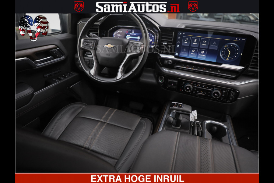 Chevrolet Silverado TWO-TONE COACHWORK | HUD | BLACK EDITION | BOM VOL | PICK UP DODGE RAM | DUBBELE CABINE DC | 5 PERSOONS | GRIJSKENTEKEN |