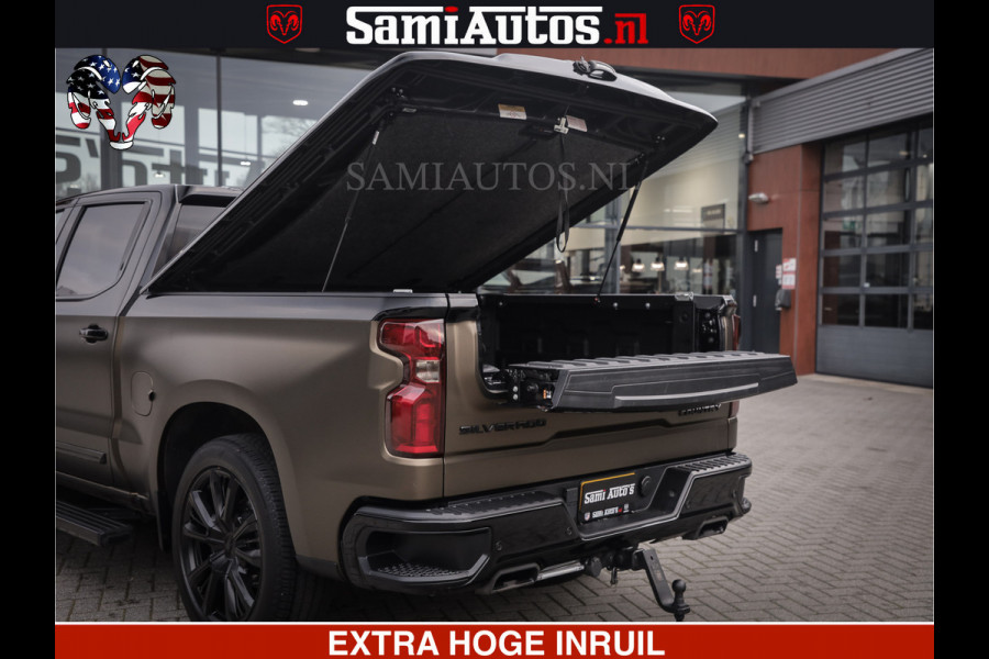 Chevrolet Silverado TWO-TONE COACHWORK | HUD | BLACK EDITION | BOM VOL | PICK UP DODGE RAM | DUBBELE CABINE DC | 5 PERSOONS | GRIJSKENTEKEN |