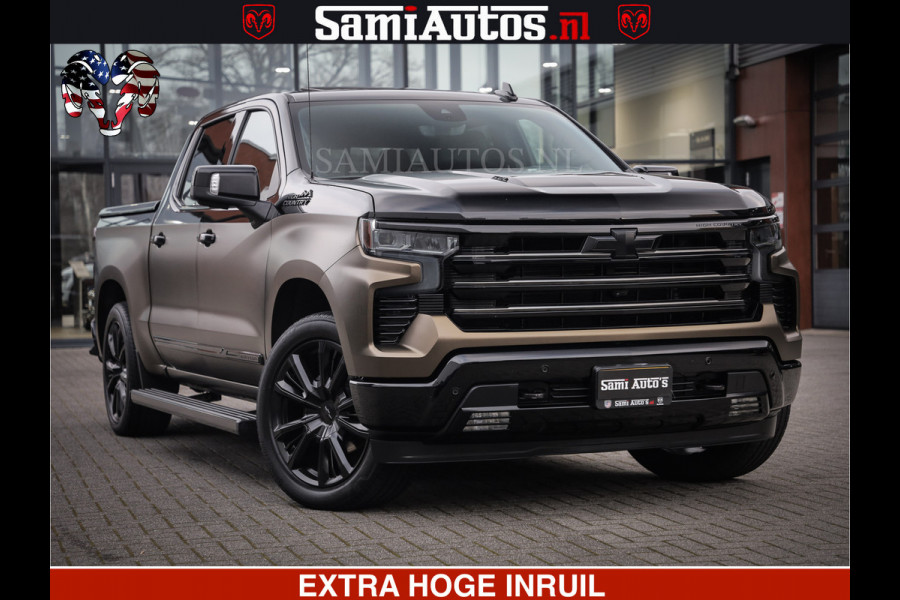 Chevrolet Silverado TWO-TONE COACHWORK | HUD | BLACK EDITION | BOM VOL | PICK UP DODGE RAM | DUBBELE CABINE DC | 5 PERSOONS | GRIJSKENTEKEN |