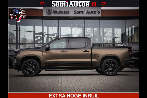 Chevrolet Silverado TWO-TONE COACHWORK | HUD | BLACK EDITION | BOM VOL | PICK UP DODGE RAM | DUBBELE CABINE DC | 5 PERSOONS | GRIJSKENTEKEN |
