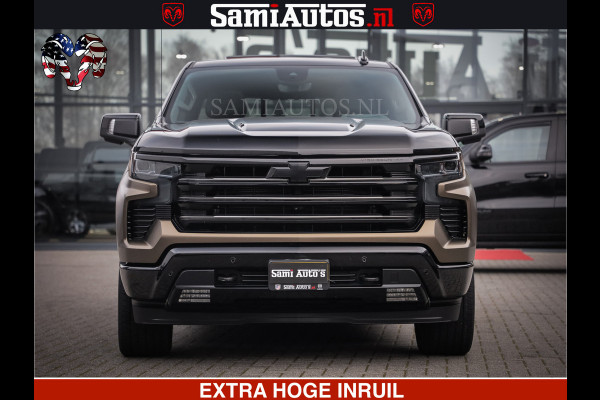 Chevrolet Silverado TWO-TONE COACHWORK | HUD | BLACK EDITION | BOM VOL | PICK UP DODGE RAM | DUBBELE CABINE DC | 5 PERSOONS | GRIJSKENTEKEN |