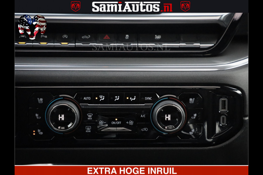 Chevrolet Silverado TWO-TONE COACHWORK | HUD | BLACK EDITION | BOM VOL | PICK UP DODGE RAM | DUBBELE CABINE DC | 5 PERSOONS | GRIJSKENTEKEN |